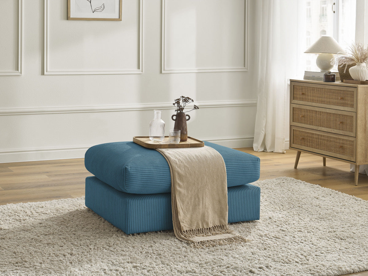 PARIS corduroy modulaire zitbankpoef