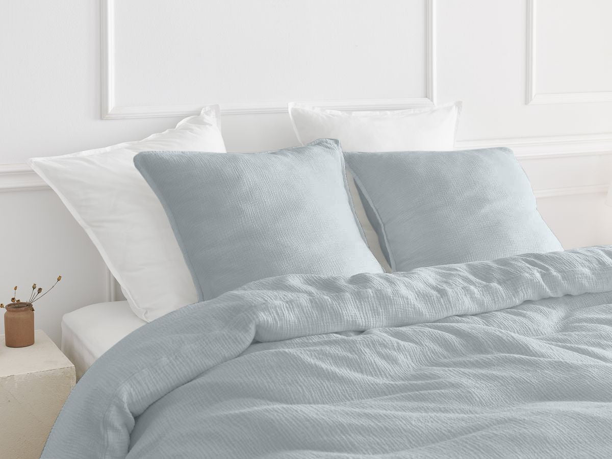 1 Taie d'oreiller HESTIA en gaze de coton