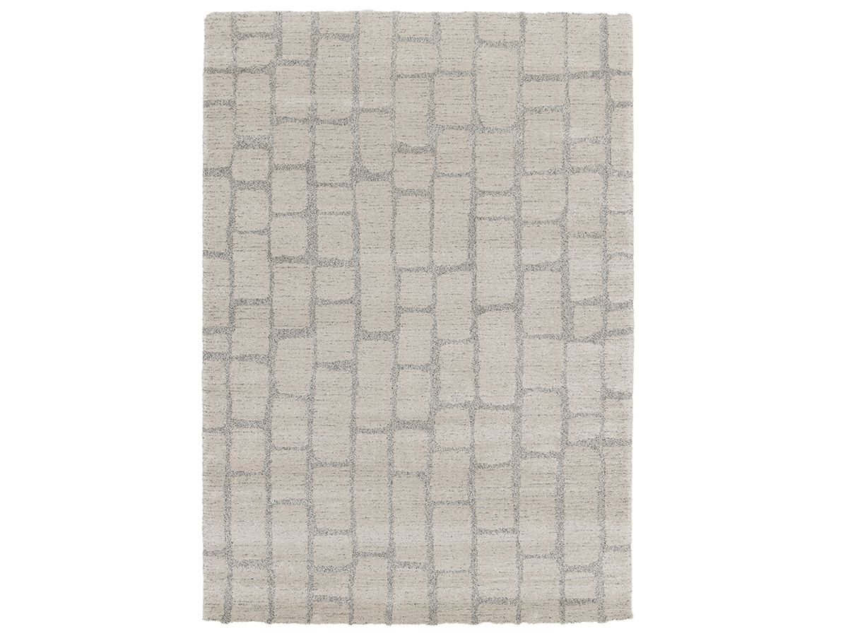 Tapis poil court IKEDA motif abstrait