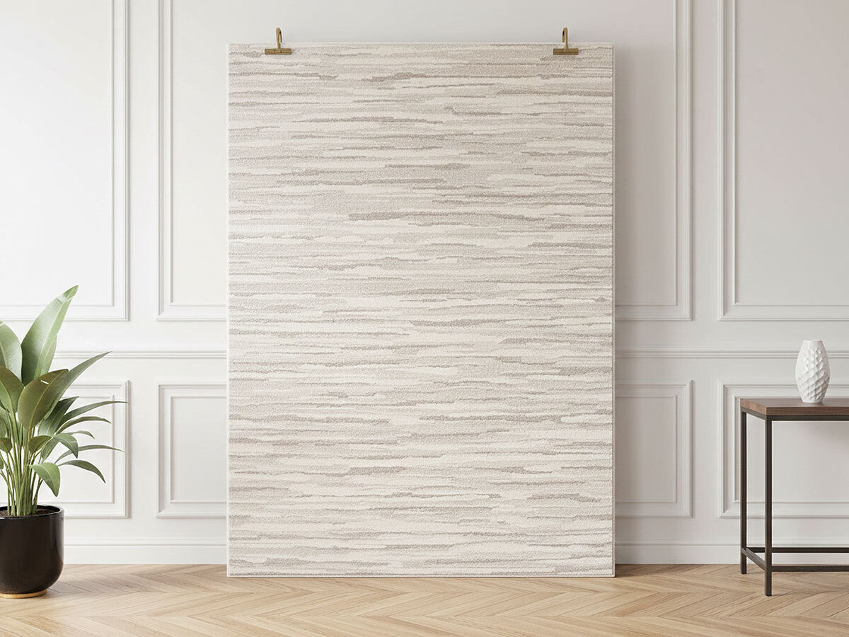 RYKEN laagpolig tapijt met abstract patroon