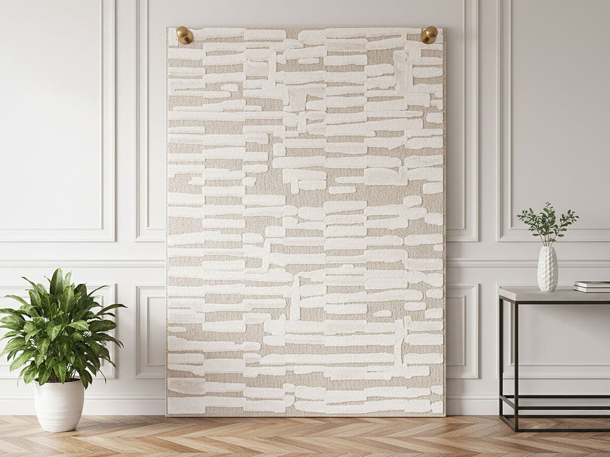 LENNON laagpolig tapijt met abstract patroon