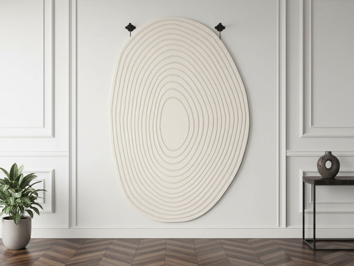 Tapis poils courts BRIAC motif géométrique