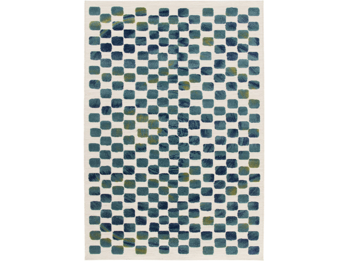 Tapis poils courts MUZA motif graphique