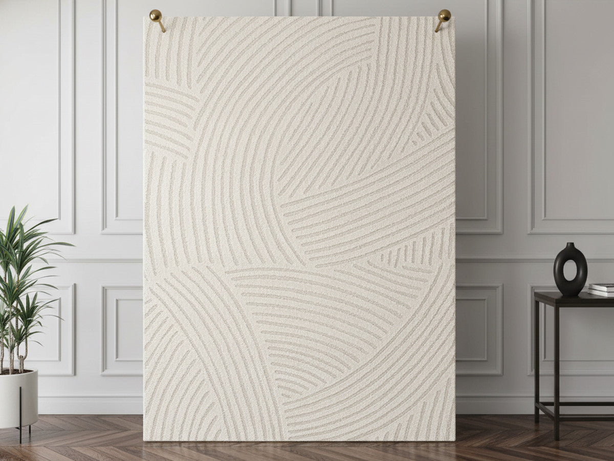 Tapis poils courts STAN motif abstrait