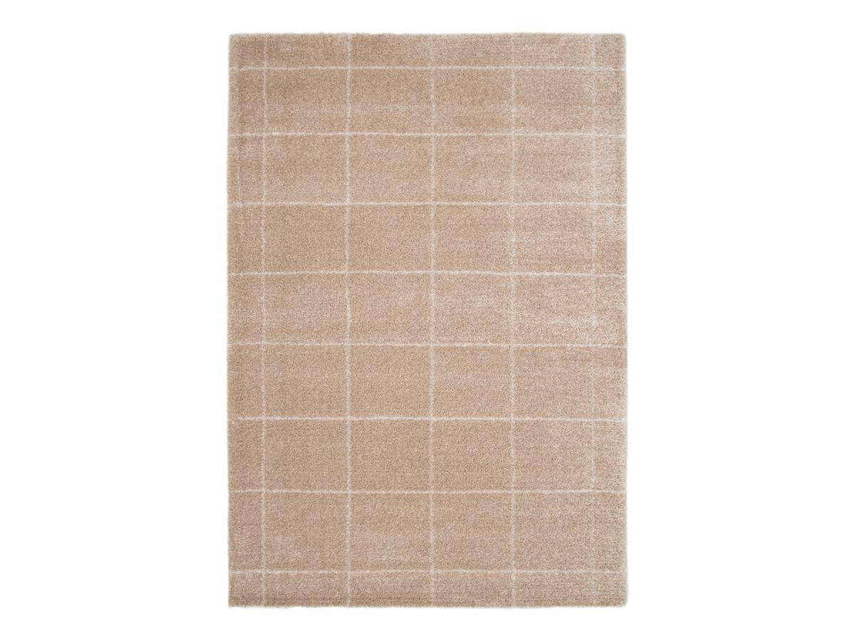 HECTOR langpolig vloerkleed met grafische patronen