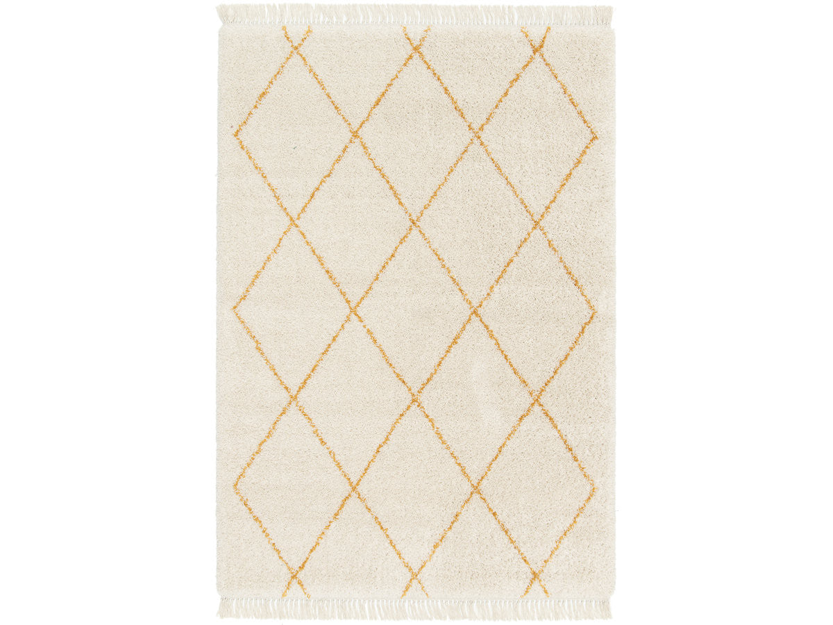 KADEM hoogpolig tapijt met grafisch patroon