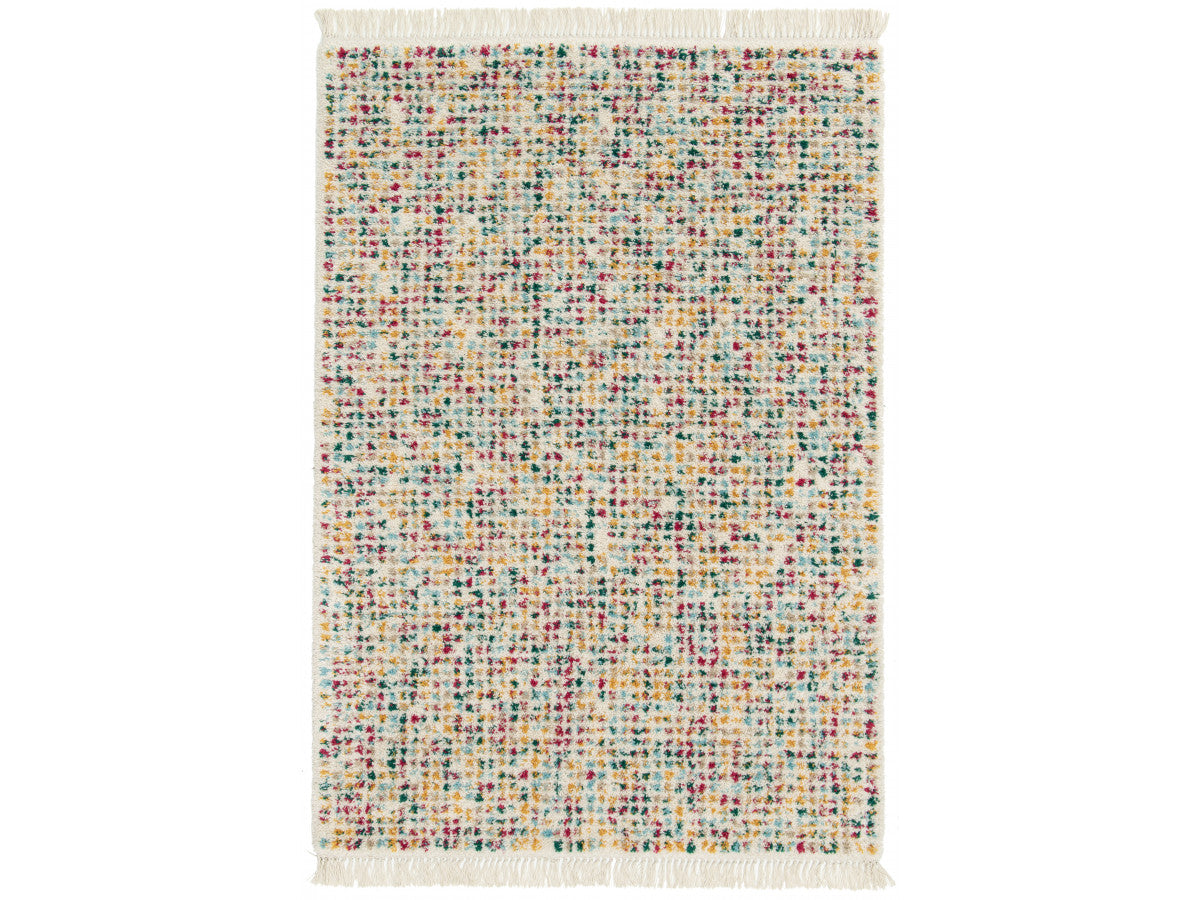 MARI hoogpolig vloerkleed met abstract motief