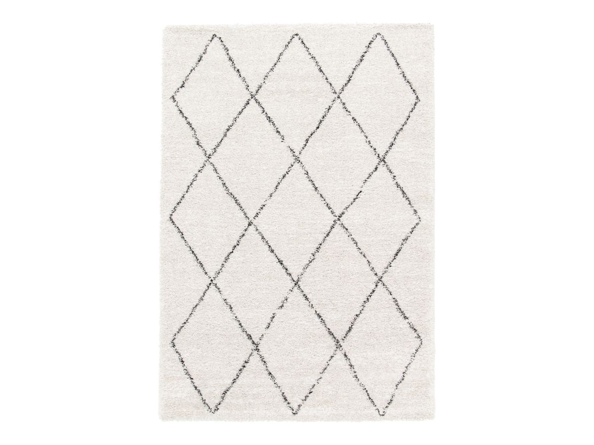 Tapis poils longs RENAUD motifs graphiques