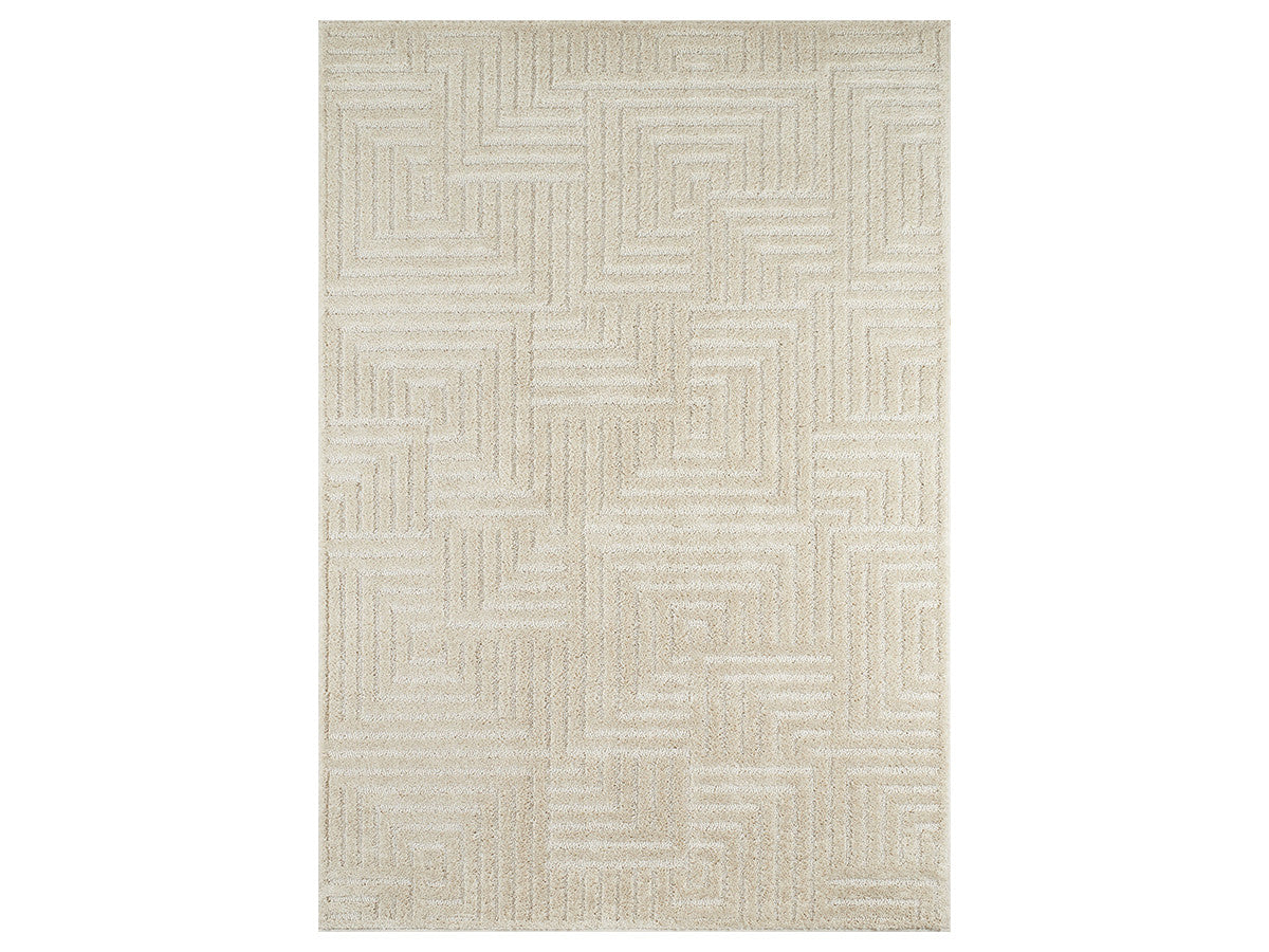 Tapis poils ras HANDA motif graphique