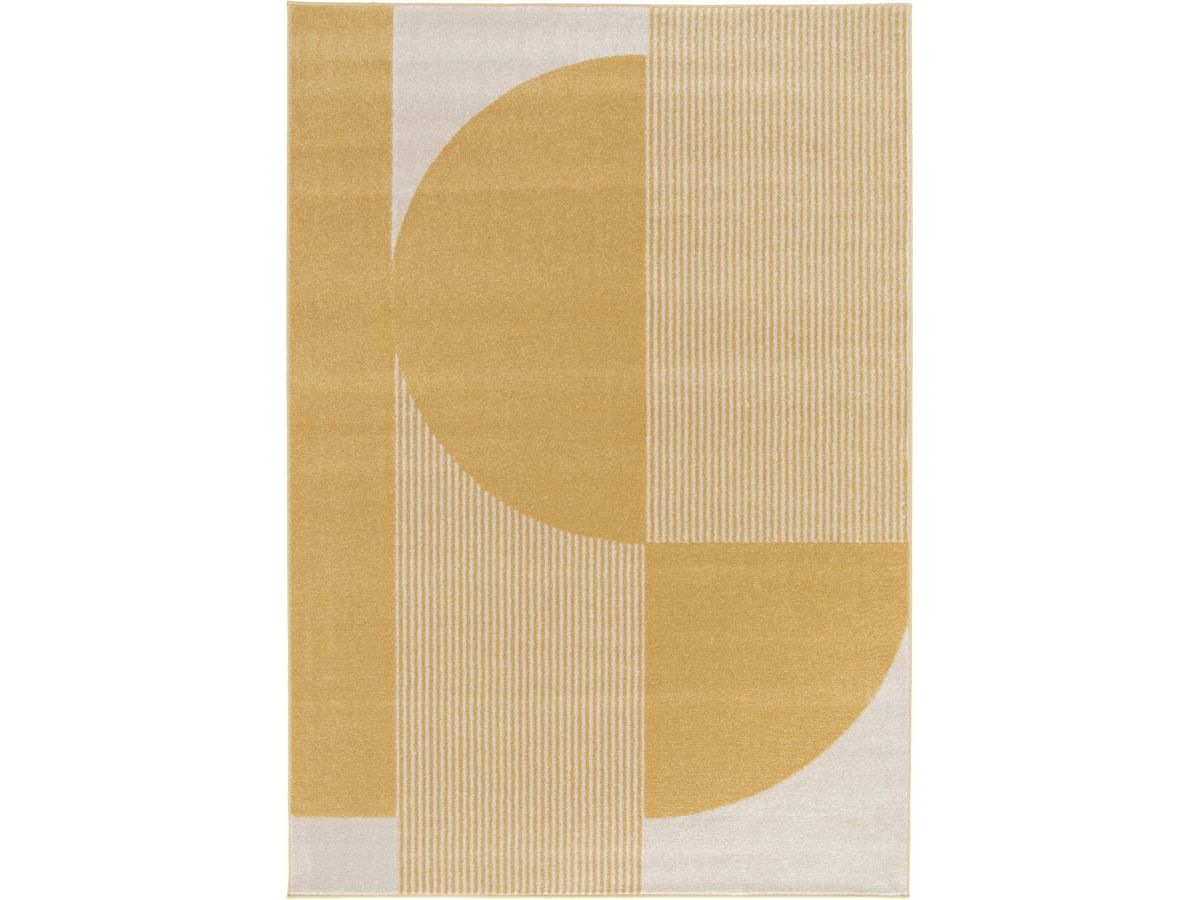 Tapis poils ras IRENA motif abstrait