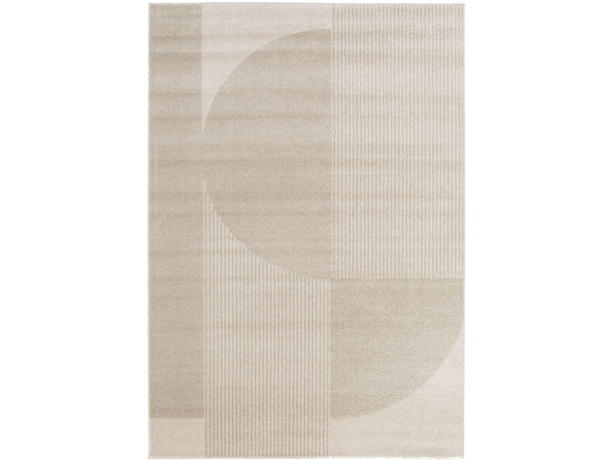 Tapis poils ras IRENA motif abstrait