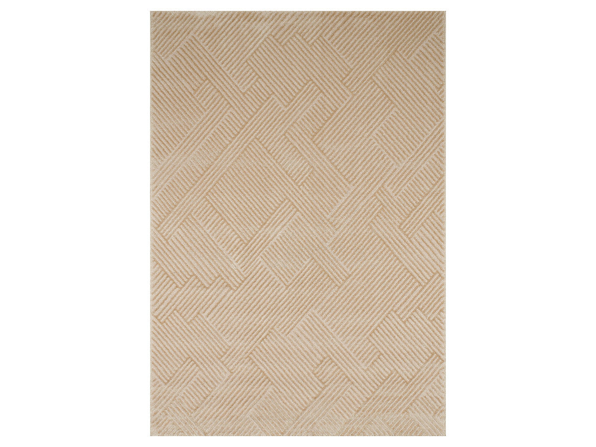 Tapis poils ras LUCIE motif abstrait