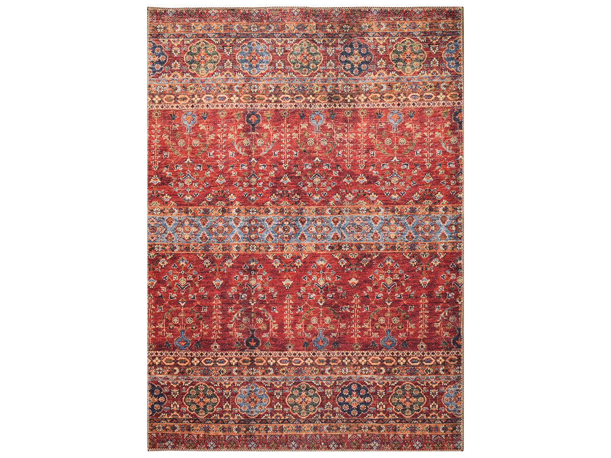 Tapis poils ras PAU motif vintage