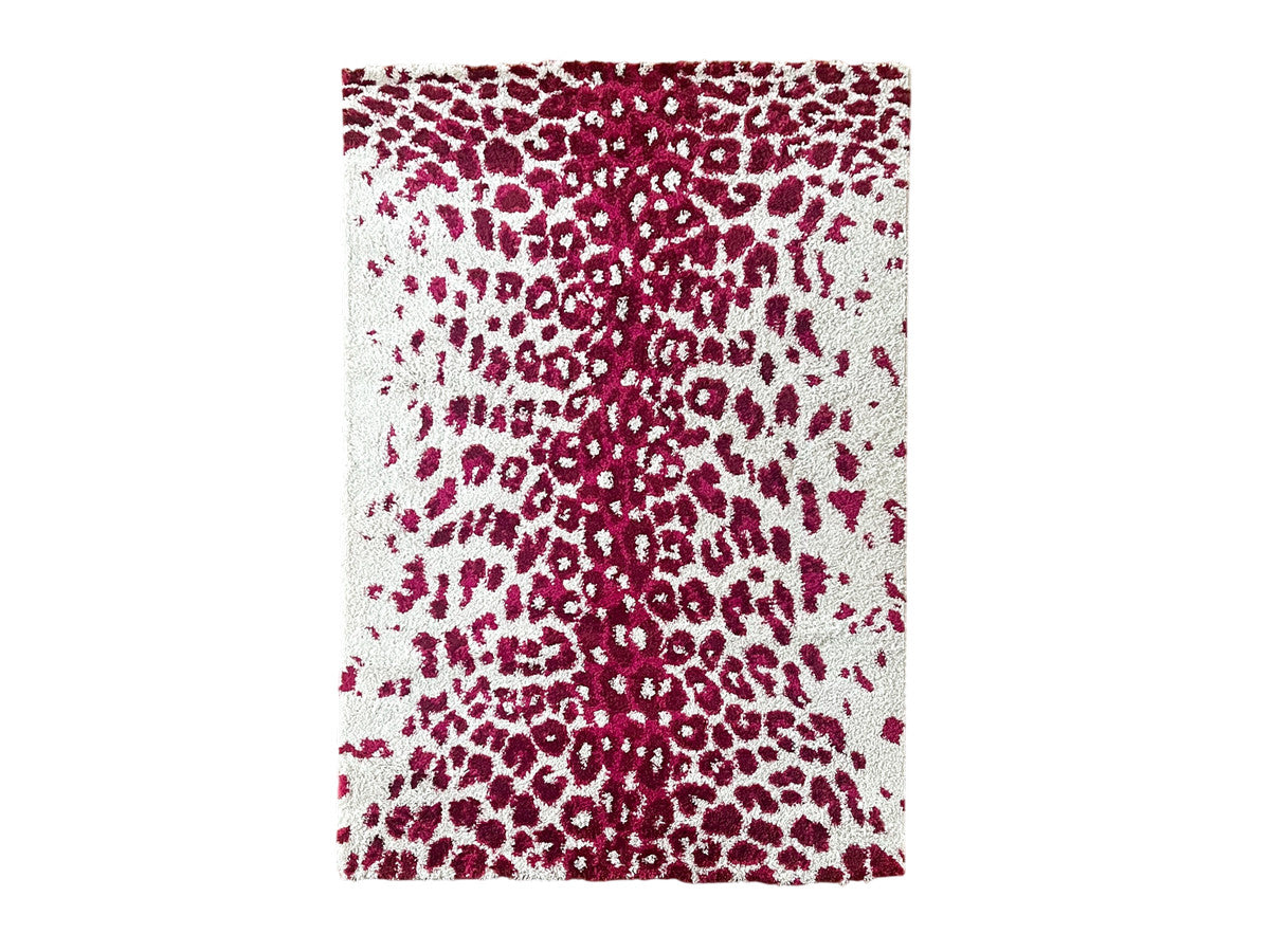 Tapis shaggy MERYL motif léopard Edition Limitée