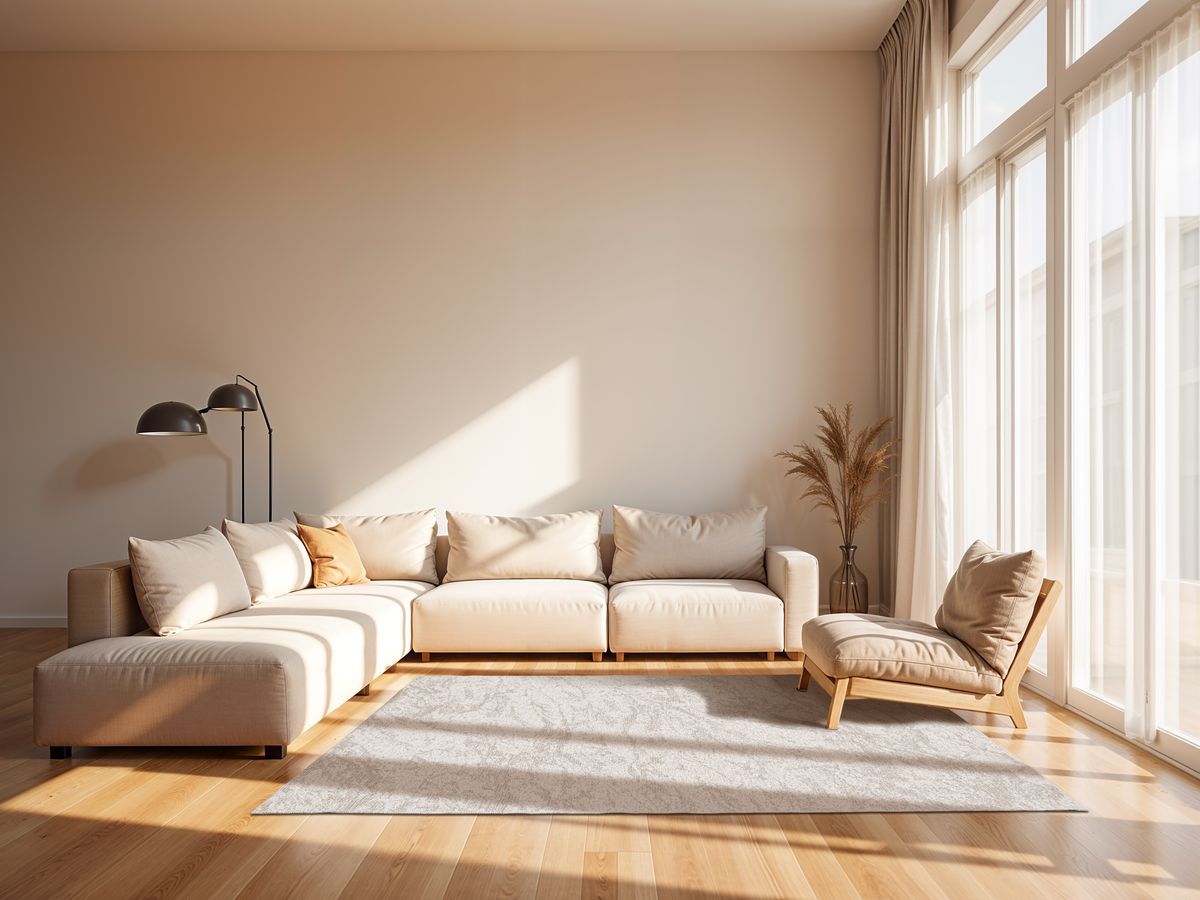 Tapis tissage Gobelin CALIE uni