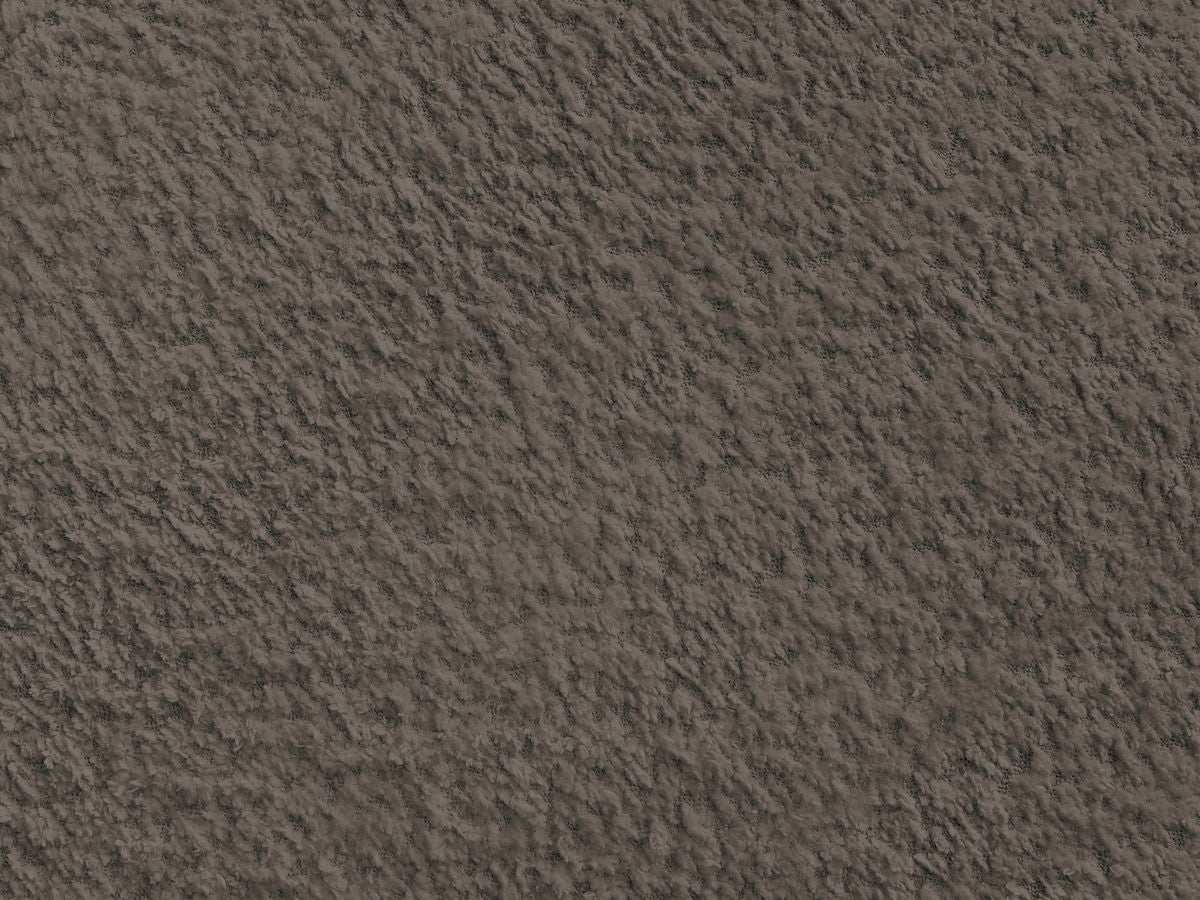 tissu bouclette type a de couleur marron