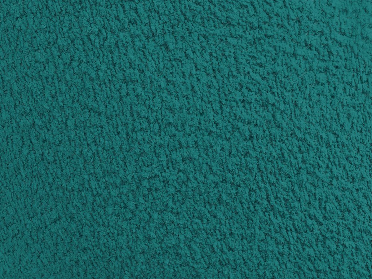 tissu bouclette type a de couleur bleu clair