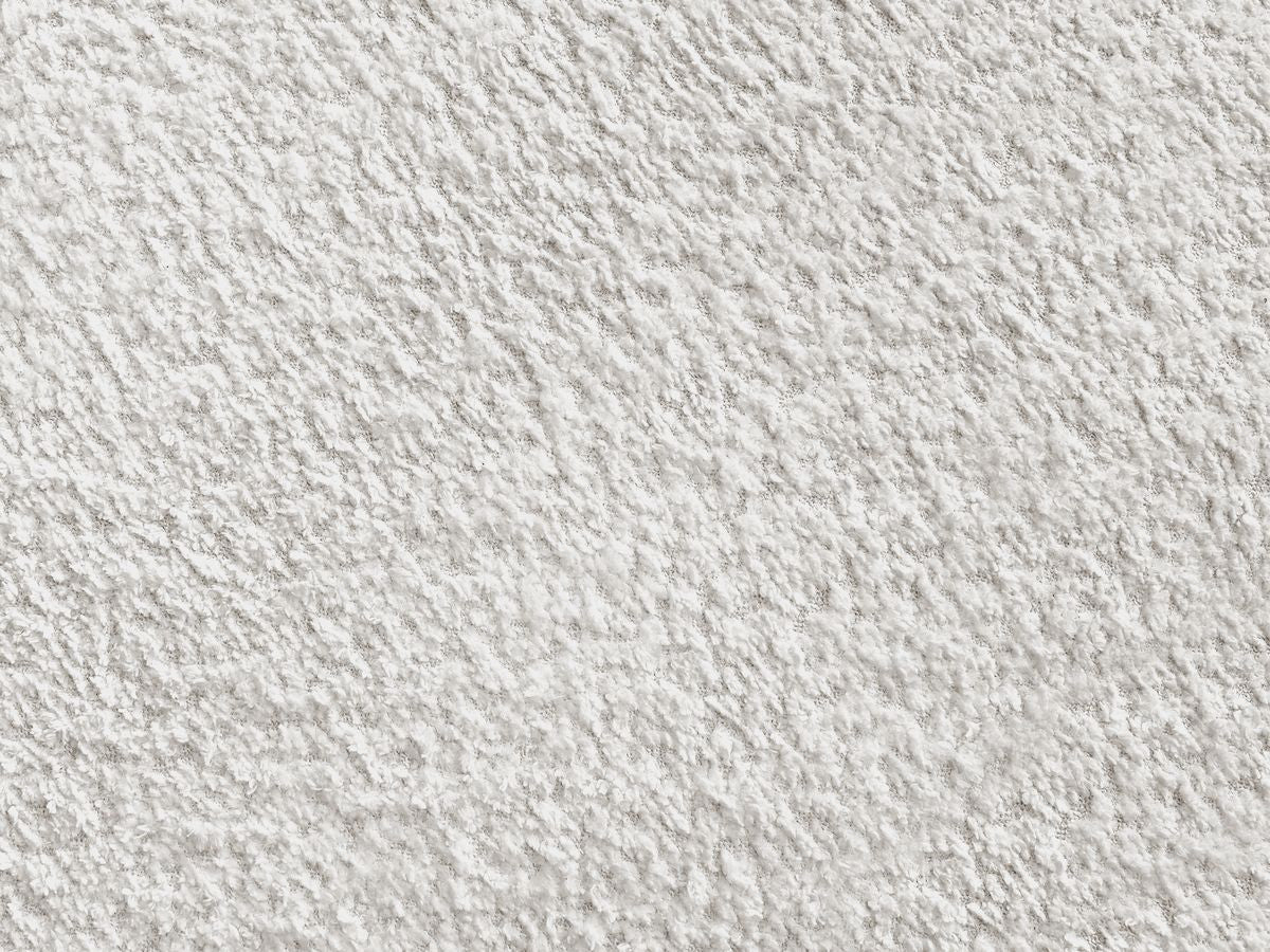 tissu bouclette type a de couleur blanc