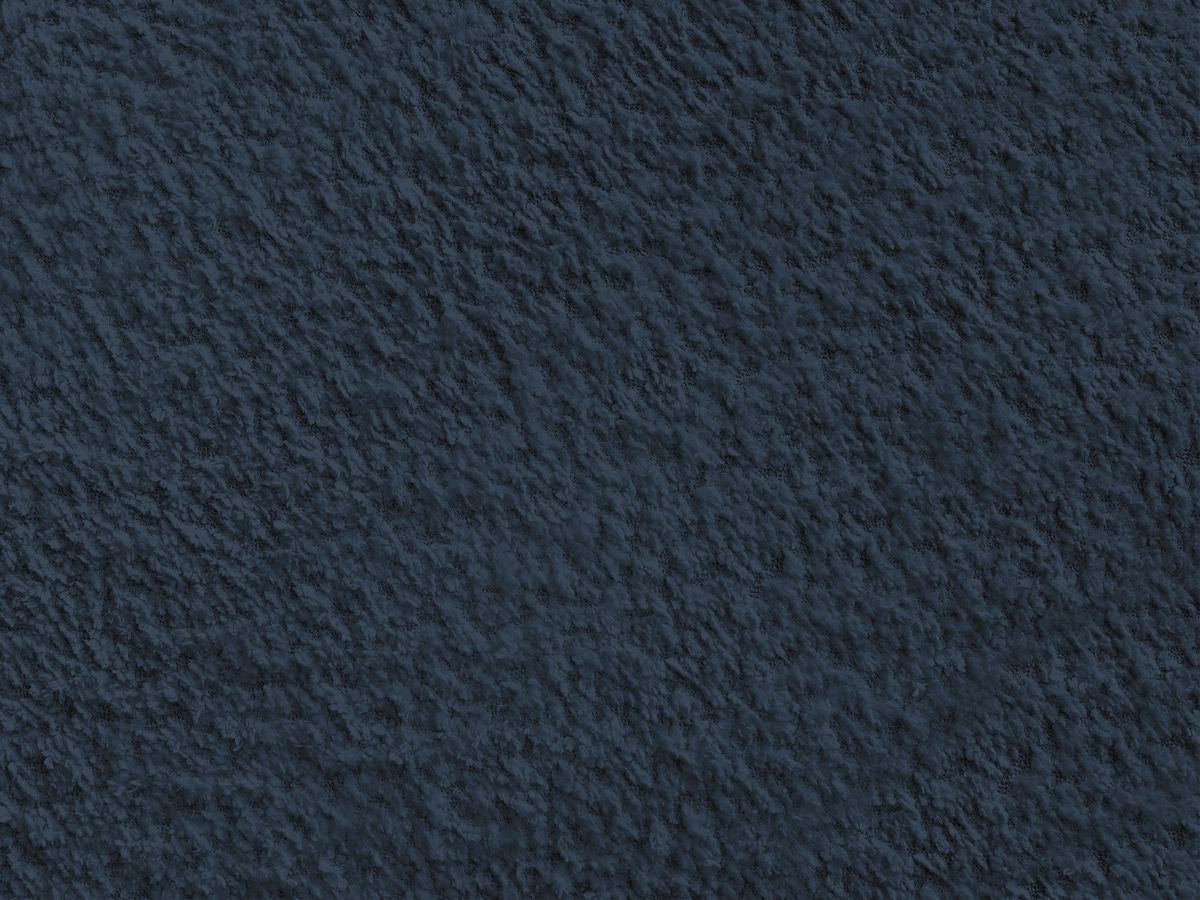 tissu bouclette type a de couleur bleu foncé