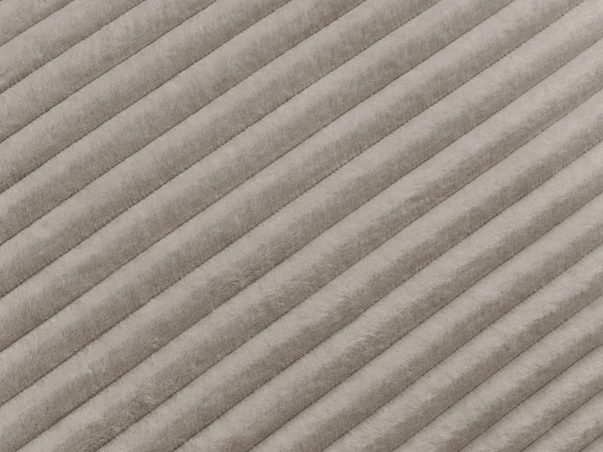 velours côtelé épais type c de couleur taupe